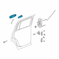 OEM 2009 Chrysler Aspen Handle-Exterior Door Diagram - 1EH601HFAA