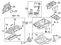 OEM 2022 Toyota GR Supra Drain Plug Diagram - 90069-39020