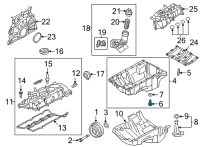 OEM Toyota GR Supra Drain Plug Diagram - 90069-39020