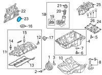 OEM 2020 Toyota GR Supra Timing Cover Seal Diagram - 90118-WA810