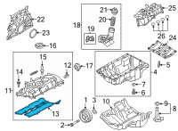 OEM Toyota GR Supra Valve Cover Gasket Diagram - 11213-WAA04