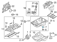 OEM Toyota GR Supra Drain Plug Gasket Diagram - 90118-WA019