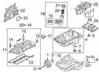 OEM Toyota GR Supra Oil Filter Diagram - 04152-WAA01