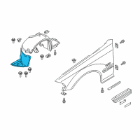 OEM BMW M3 Covering Left Diagram - 51-71-2-695-663