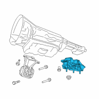 OEM Ram INSULATOR-Transmission Support Diagram - 52121938AE