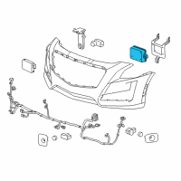 OEM Chevrolet Volt Radiator Sensor Diagram - 84956402