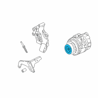 OEM Acura TL Pulley Diagram - 31141-PR7-A01