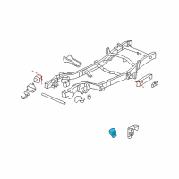 OEM 2008 Chevrolet Avalanche Bumper, Rear Axle Diagram - 15039397
