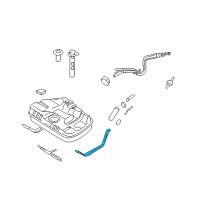 OEM 2007 Hyundai Tiburon Band Assembly-Fuel Tank LH Diagram - 31210-2D500