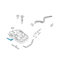 OEM 2003 Hyundai Tiburon Band Assembly-Fuel Tank RH Diagram - 31211-2D500