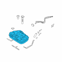 OEM Hyundai Elantra Tank Assembly-Fuel Diagram - 31150-2D502