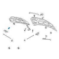 OEM Chevrolet Aveo Support Rod Holder Diagram - 94580619