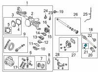 OEM 2020 Jeep Gladiator None Diagram - 68476678AA