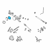 OEM 2020 Jeep Wrangler Gasket-Front Axle Cover Diagram - 68391564AA