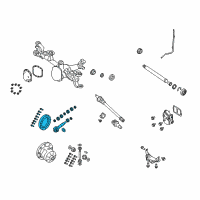 OEM 2018 Jeep Wrangler Bearing-Differential Side Diagram - 68388805AA