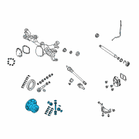 OEM 2020 Jeep Wrangler Case Kit-Differential Diagram - 68388751AA