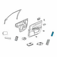 OEM Dodge Switch-Memory Selector Diagram - 4602446AB