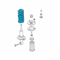 OEM Nissan Xterra Spring-Front Diagram - 54010-EA016