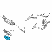 OEM Lexus RC F Cover, Lower Control A Diagram - 48737-24010