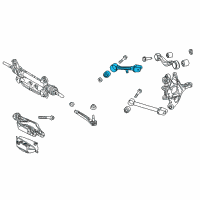 OEM 2022 Lexus RC F Upper Control Arm Assembly Diagram - 48770-24072