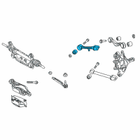 OEM 2020 Lexus RC F Upper Control Arm Assembly Diagram - 48770-24072