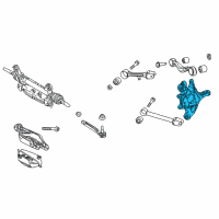OEM 2020 Lexus RC F Carrier Sub-Assembly, Rear Diagram - 42305-24040
