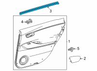 OEM 2020 Toyota Mirai Belt Weatherstrip Diagram - 68173-62010