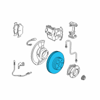 OEM 2009 BMW X5 Brake Disc, Ventilated Diagram - 34-11-6-886-477