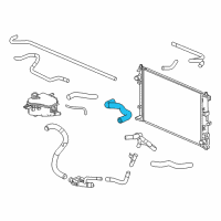 OEM 2017 Honda Civic Hose, Water Upper Diagram - 19501-5AA-A00