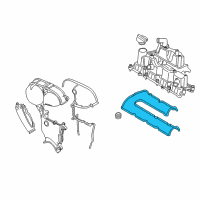 OEM 2019 Ford Escape Valve Cover Gasket Diagram - DS7Z-6584-B