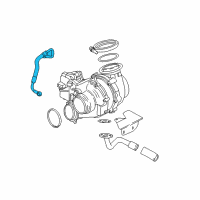 OEM 2016 BMW 535d Oil Pipe Diagram - 11-42-7-800-611