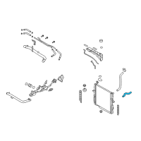 OEM 2008 Kia Sorento Hose-Radiator Upper Diagram - 254113E950