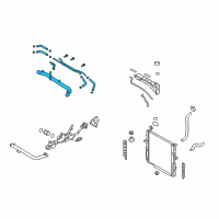 OEM 2009 Kia Sorento Pipe & Hose Assembly, Inner Diagram - 254703C501