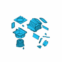 OEM 2009 Nissan 370Z Blower Assy-Front Diagram - 27200-CD00A