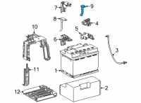 OEM Lexus WIRE, FLOOR, NO.5 Diagram - 82165-78070