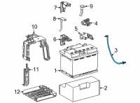 OEM 2022 Lexus NX450h+ HOSE, BATTERY Diagram - 28885-25040