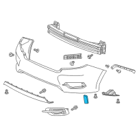 OEM 2018 Honda Civic Reflector Assy., R. RR. Diagram - 33505-TEA-T01