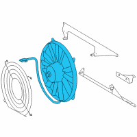 OEM 2003 Dodge Sprinter 2500 Fan-Condenser Diagram - 5103653AA