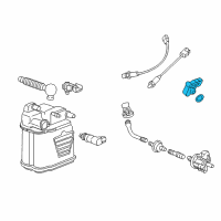 OEM 2020 Chevrolet Trax Manifold Absolute Pressure Sensor Sensor Diagram - 55567257