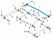 OEM Ford Bronco BAR - REAR AXLE Diagram - MB3Z-5808-A