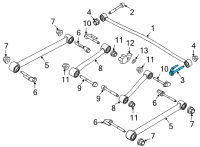 OEM 2022 Ford Bronco Rear Lower Control Arm Bolt Diagram - -W717651-S900