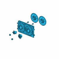 OEM Pontiac G6 Fan Asm-Engine Coolant (Service) Diagram - 22719384