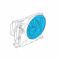 OEM Jeep Grand Cherokee Module-Radiator Cooling Diagram - 55037969AB