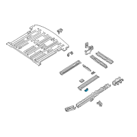 OEM 1995 Nissan Quest Bracket-Rear STABILIZER Mounting Diagram - 56311-0B030