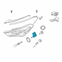 OEM 2018 Kia Soul ACTUATOR-HEADLAMP Lever Diagram - 92130C1000