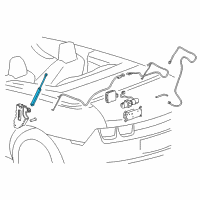 OEM 2011 Chevrolet Camaro Hydraulic Cylinder Diagram - 92241518