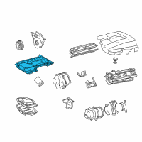 OEM Lexus GS400 Pan, Oil, NO.1 Diagram - 12111-50060