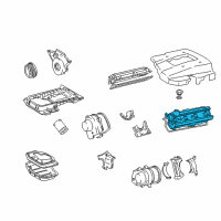 OEM Lexus GS400 Cover Sub-Assy, Cylinder Head Diagram - 11202-50030