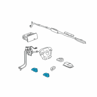 OEM 2006 Hummer H3 Front Sensor Diagram - 15254201