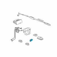 OEM Hummer Side Sensor Diagram - 15092153